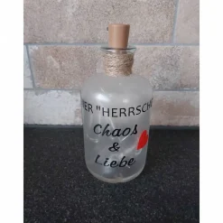 Clearance Leuchtflasche LED Chaos & Liebe Geschenke