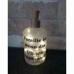 Best Leuchtflasche LED Familie Chaos Geschenke