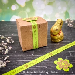 Outlet Lindt Osterhase Geschenkschachtel - Ostergeschenk, Mitbringsel, Ostern, Gastgeschenk, Osterdeko, personalisiert. Geschenkverpackungen
