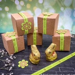 Outlet Lindt Osterhase Geschenkschachtel - Ostergeschenk, Mitbringsel, Ostern, Gastgeschenk, Osterdeko, personalisiert. Geschenkverpackungen