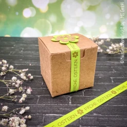 Outlet Lindt Osterhase Geschenkschachtel - Ostergeschenk, Mitbringsel, Ostern, Gastgeschenk, Osterdeko, personalisiert. Geschenkverpackungen