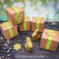 Outlet Lindt Osterhase Geschenkschachtel - Ostergeschenk, Mitbringsel, Ostern, Gastgeschenk, Osterdeko, personalisiert. Geschenkverpackungen
