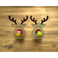 Lolli-Halter „Rentier“ / Lutscher-Halter Weihnachtsgeschenke