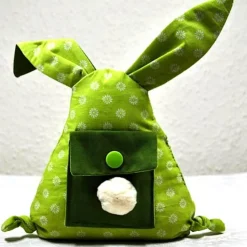 Hot Lustiger, kleiner Hase mit Täschchen für Geldgeschenke, Gutscheine oder liebe Botschaften Osterhasen