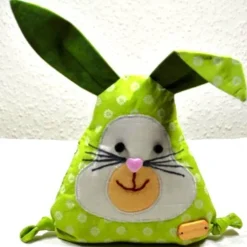 Hot Lustiger, kleiner Hase mit Täschchen für Geldgeschenke, Gutscheine oder liebe Botschaften Osterhasen