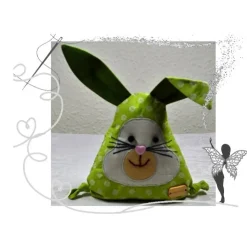 Hot Lustiger, kleiner Hase mit Täschchen für Geldgeschenke, Gutscheine oder liebe Botschaften Osterhasen