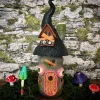 Best Magisch, verrücktes Monsterhaus, leuchtet mit LED-Teelicht im dunklen Deko Halloween