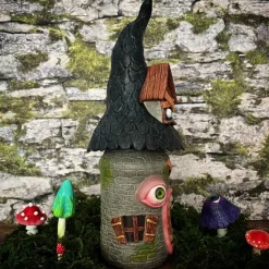 Best Magisch, verrücktes Monsterhaus, leuchtet mit LED-Teelicht im dunklen Deko Halloween