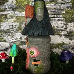 Best Magisch, verrücktes Monsterhaus, leuchtet mit LED-Teelicht im dunklen Deko Halloween
