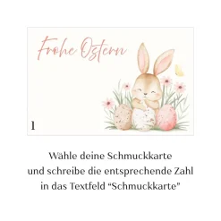 Hot Makramee Tulpen Armband „Frohe Ostern“ – Freundschaftsarmband – Ostergeschenk in Wunschfarbe & Schmuckkarte Ostergeschenke