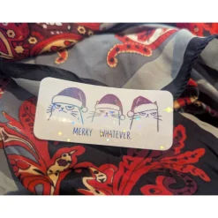 Discount Merry Whatever |  Aufkleber für Journal, Laptop, Handy Sticker & Aufkleber