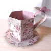 Best Mini Tassen Set mit Umschlag – Deko Minitasse als Gastgeschenk, Mitbringsel & Geldgeschenk Dekoration