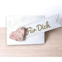 Best Mini Tassen Set mit Umschlag – Deko Minitasse als Gastgeschenk, Mitbringsel & Geldgeschenk Dekoration