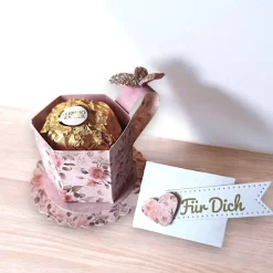 Best Mini Tassen Set mit Umschlag – Deko Minitasse als Gastgeschenk, Mitbringsel & Geldgeschenk Dekoration