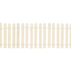 Outlet Miniatur-Zaun 25 x 8,5 cm Holzzaun mini Wichtelzauber