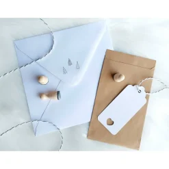 Online Ministempelset Weihnachtsbaum | 3 Stempel mit 12mm Durchmesser | Holzstempel Weihnachten / Advent Weihnachtsstempel