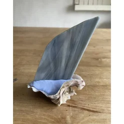 Geschenke|Schlüter Home Design Muschel Segelschiff mit Spruch, kleines Geschenk für Meerliebhaber, Segelboot als Dekoration