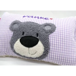 Best Namenskissen Taufkissen Kuschelkissen Kindergartenkissen Geburtsgeschenk  Bär Teddybär Kuschelbär Gastgeschenke