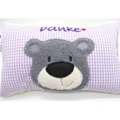 Best Namenskissen Taufkissen Kuschelkissen Kindergartenkissen Geburtsgeschenk  Bär Teddybär Kuschelbär Gastgeschenke