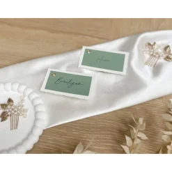 Clearance Namensschilder I Platzkarten I „Modern Greenery“ - Modernes & detailreiches Design - verschiedene Farben Hochzeitsdeko