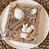 Hot Natürlich schönes Geschenkset für Ostern "Vom Osterhasen" • inkl. Holzverpackung Ostergeschenke