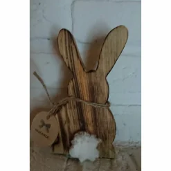 Discount Niedlicher Osterhase aus Fichtenholz Osterhasen