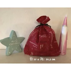Hot Nikolausbeutel Weihnachtsbeutel  Geschenksäckchen Unikat - Merry Christmas Säckchen & Beutel