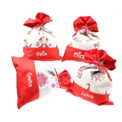 Säckchen & Beutel|Mein Name Nikolaussäckchen Nikolaus mit Geschenk und Namen Dekoration Weihnachten  Advent Alternative Nikolaustiefel Nikolaussack
