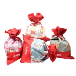 Säckchen & Beutel|Mein Name Nikolaussäckchen Nikolaus mit Geschenk und Namen Dekoration Weihnachten  Advent Alternative Nikolaustiefel Nikolaussack
