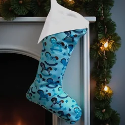 Best Nikolausstiefel, Kaminsocke, befüllbarer Nikolaus Stiefel zum Aufhängen Nikolausstiefel