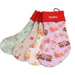 Sale Nikolausstiefel Nikolaus mit Schlitten & Namen - Nikolaussocke personalisiert - Geschenk zum Nikolaus Weihnachststiefel Nikolausstiefel