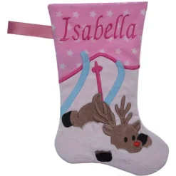 Clearance Nikolausstiefel Rentier mit Namen Nikolausstiefel