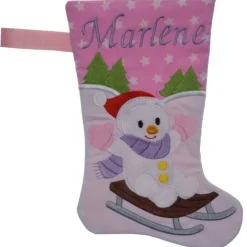 Best Nikolausstiefel Schneemann mit Namen Nikolausstiefel