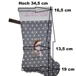 Best Nikolausstiefel Weihnachtsmann mit Namen Nikolausstiefel