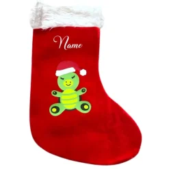 Discount Nikolausstiefel XXL mit Namen und Schilkröten Motiv Nikolausstiefel