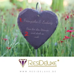 Sale Nur Text Schieferstecker Andenken Schiefer Trauergeschenk Grabschmuck Grabstecker Gravur Grabdeko Beerdigung Gedenksteine