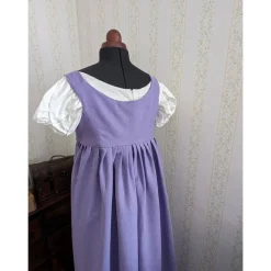 Hot Open Robe Überkleid Regency aus Leinen mit Stickerei Kostüme Für Erwachsene
