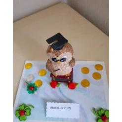 Clearance Originelles Geldgeschenk Schulabschluss Abitur – Eule mit Doktorhut & Geldklammer als Geschenkidee Geschenke