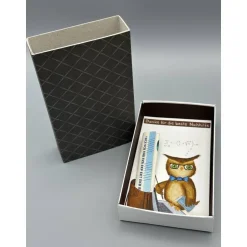 Sale Originelles Geschenk für Nachhilfelehrer – Handgemalte Geschenkbox mit Eule & Geldfach Geschenke