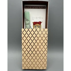 Clearance Originelles Geschenk für Nachhilfelehrer – Handgemalte Geschenkbox mit Eule & Geldfach Geschenke