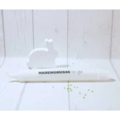 Osterkerzen|UtosaDesign Osterdeko * Osterkerze * Gastgeschenk * Geschenkidee Ostern * Hasengrüße
