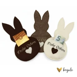 Osterdeko Hasenbande, Personalisierung mit Name möglich Geschenkverpackungen