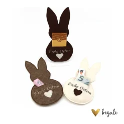 Osterdeko Hasenbande, Personalisierung mit Name möglich Geschenkverpackungen