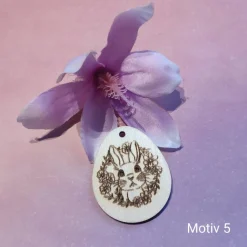 Sale Osterei mit Hasenmotive und Name Ostereier