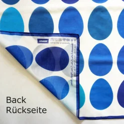 Hot OSTEREIER TUCH BLAU Ostern Baumwolle Seide Ostertischdeko