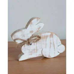 Osterhasen|ZauberhafteDinge24 Osterhase *1 cm* aus Fichtenholz gesägt im Shabby-Look kaufen