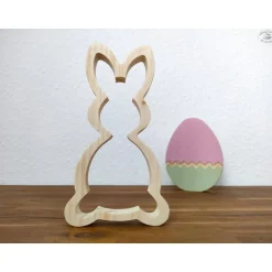 Osterhasen|Hübsches Aus Holz Osterhase / Hase aus Fichtenholz
