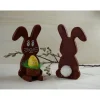Best Osterhase aus Holz handgemacht – Rustikale Osterdeko, Unikat mit Ei & Puschel Osterhasen