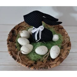 Outlet Osterhase aus Stoff - schöne Deko für Ostern - Stoffhase für das Osternest - Osterdeko Osterhasen