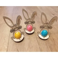 Best Osterhase, Osterdekoration, Halter für Überraschungsei oder Osterei, Ostergeschenk, Eierhalter, Geschenk Ostern, Bausatz Osterhasen